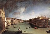 Canaletto Grand Canal, Looking Northeast from Palazo Balbi toward the Rialto Bridge painting